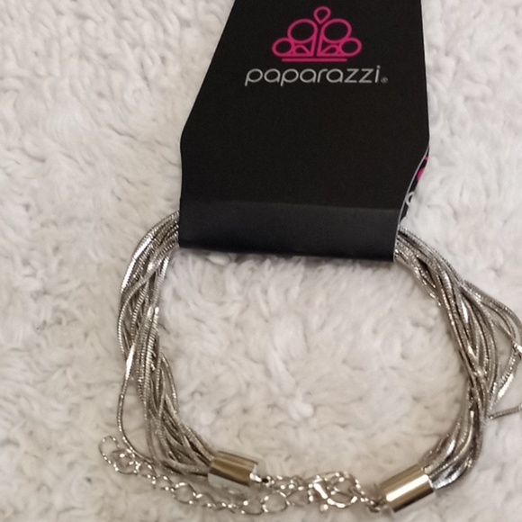 By a Show of Strands Silver Bracelet - Picture 1 of 1